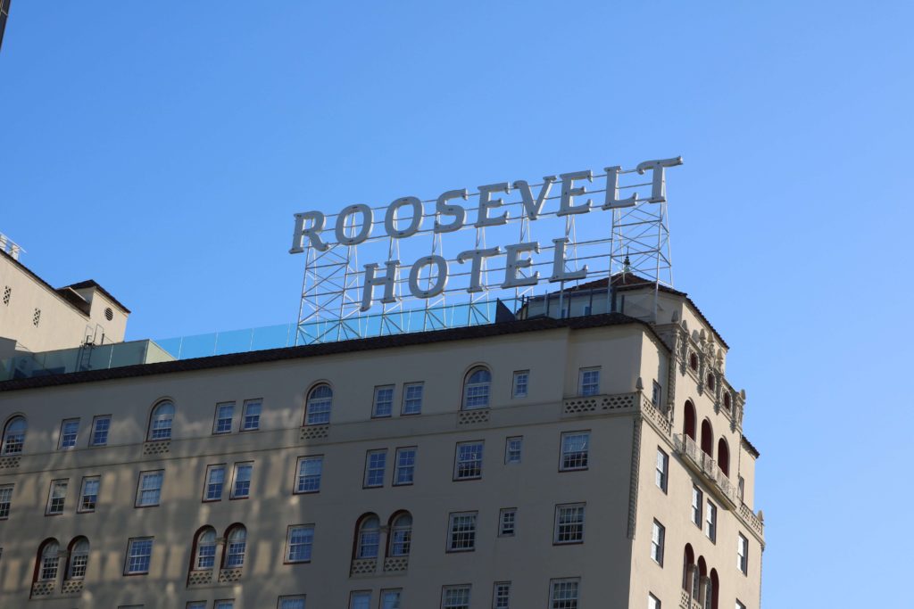 Roosevelt Hotel, los angeles photo spots