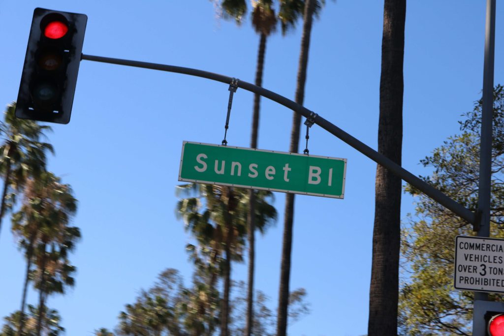 Sunset blvd, sunset strip, instagram spots la