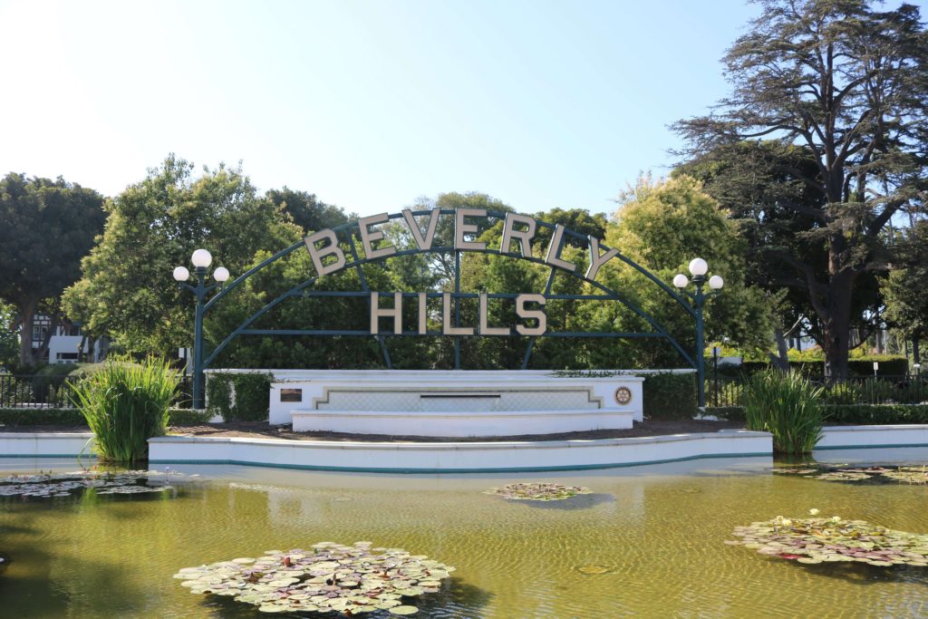 instagrammable la photos, beverly hills sign